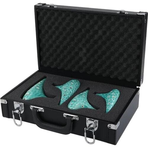 TNG Ocarina 4 Pieces In Set Ocean Wave 12 Holes Professional Musique handmade Dolomite Ceramic Musical Instruments From Taiwan