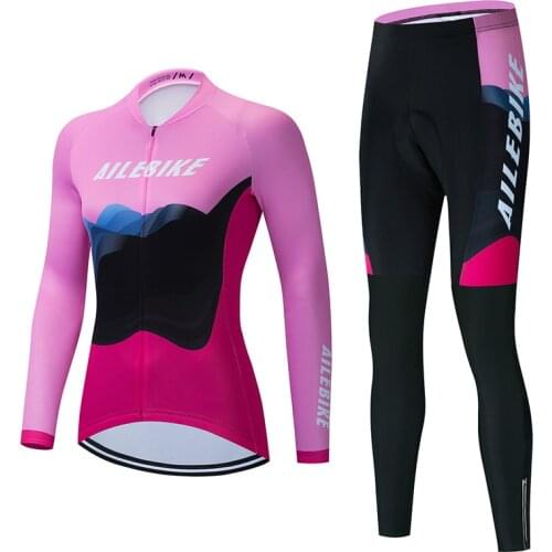 2021 Women Cycling Jersey Spring Autumn Bike Jersey Shirt Ropa Ciclismo MTB Road Bike Cycling Tops Long Sleeve Bicycle Clothing