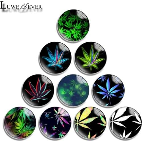 10mm 12mm 16mm 20mm 25mm 30mm 603 Plant Mix Round Glass Cabochon Jewelry Finding 18mm Snap Button Charm Bracelet