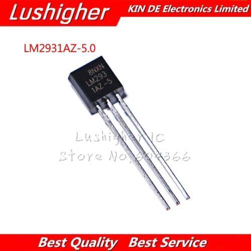 10pcs LM2931AZ-5.0 LM2931AZ 100MA 5V TO-92 LM2931 AZ-5 TO92