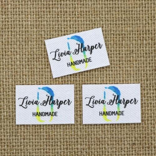 112 pieces Ironing Labels, Logo or Text, Personalized Brand , Clothing Labels, Custom Design, Fabric tags(YT085)