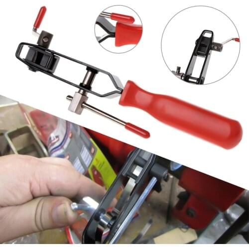 Car CV Joint Boot Clamp Pliers Tool Automotive Clamp Banding Crimper Tool Carbon Steel With Cutter Dust-Proof Casing Pliers