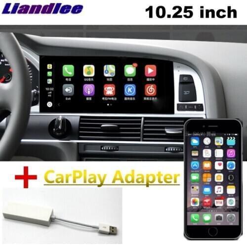 For Audi A6 A6L 2004 ~2011 MMI 2G 3G 10.25 Screen Car Multimedia Player NAVI Radio Stereo CarPlay GPS Navigation Dashboard Frame
