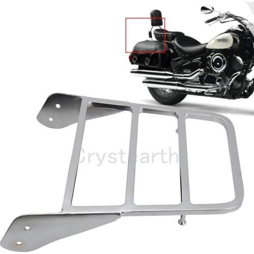 Motorcycle Sissy Bar Luggage Rack For Yamaha V-Star 1100 Classic Dragstar XVS 1100 2000-2011 2001 2002 2003 2004 2005 2006 2007