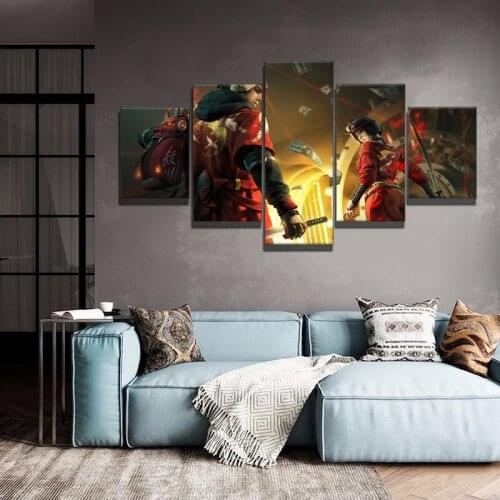 Garena Free Free Game poster zhongli Game home decor hd painting wall painting bedroom anime Study Bedroom Bar Cafe Wal