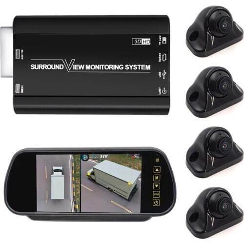 360 Seamless Surround View Digital Video Recorder for cargo van 3d birdview System