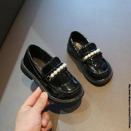 Disney Autumn Children Dress Leather shoes Baby Girls Toddler Flats Fashion Boys Oxford shoes Classic bead shoes