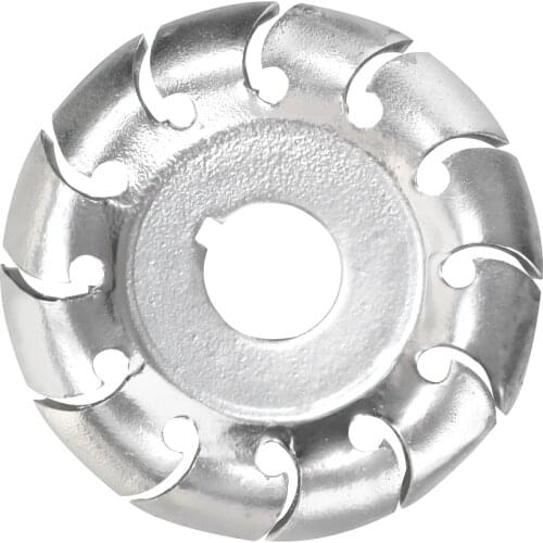 High Hardness Wood Carving Disc 12 Teeth 16mm Bore Hole 65mm Diameter Wood Shaping Angle Grinder Woodworking Tool