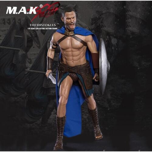 For Collection 1/6 Scale SA0031 Full Set Collectible Sparta Themistocles Warrior with Weapon Helmet Model for Fans Gifts
