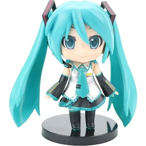 24CM in bags Anime Miku Hatsune Pink Sakura Ghost Miku PVC Action Figures Girls Model Toys Cartoon Character Ornaments in bags