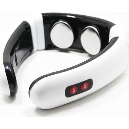 Electric Pulse Neck Massager Wireless Cervical Shock Massage Device Physiotherapeutic Acupuncture Pain Relief Health Care Tool