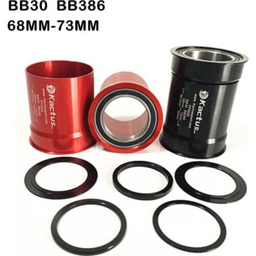 Kactus BB30/BB386/PF4630 Bicycle Ceramic Bearing Bottom Bracket For Shimano For SRAM Road MTB Bike Frame Shell 68-73MM,Axis 30mm