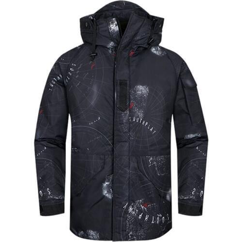 New Premium "SouthPlay" Winter Season Waterproof 10,000mm Warming Ski & Snowboard South Black Camo Military Jackets