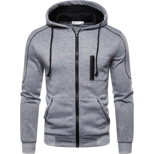 Mens Clothing Zipper Hooded Sweatshirts Mens Hoodies Unisex Running Mountain Climbing Fitness Sports Suit Free Shipping