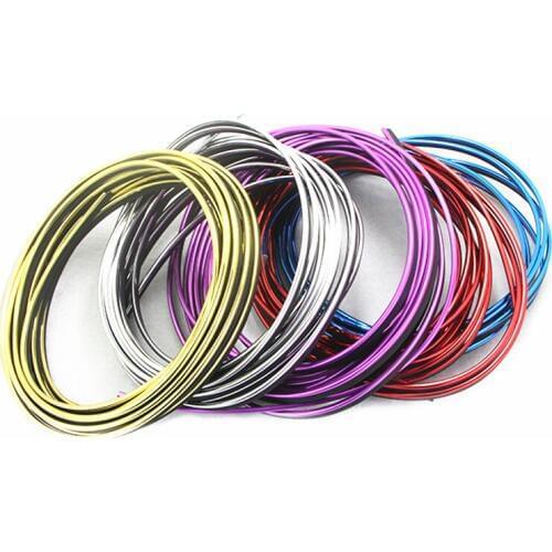 5 M Interior Decoration Pattern Trim Strips Inside Dashboard Door Edge For Ford Focus Fusion Escort Kuga Ecosport Fiesta Falcon