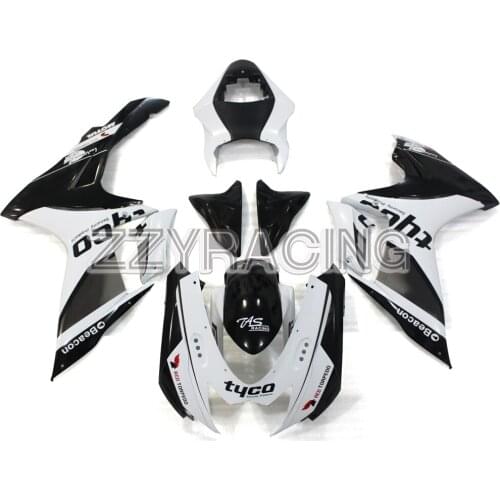 Full Motorcycle Fairings Kit for Suzuki GSXR600 GSXR750 K11 2011 2012 2013 2014 2015 2016 ABS Plastic Body Work White Black Hull