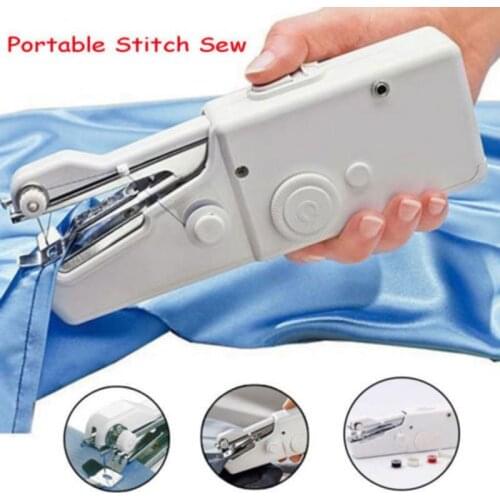 Portable Handheld Sewing Machines Kit Stitch Sew Needlework Cordless Clothes Fabrics Electric Sewing Machine Furniture