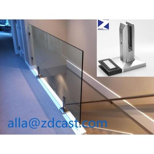 Stainless Steel 2205 Pool Fencing balustrade railing frameless system glass spigot