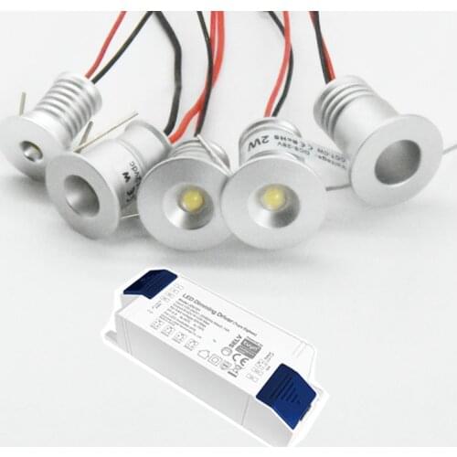 RGB RGBW Remote Dimmable 1W 15mm IP65 12V LED Spotlight and AC100V-240V Slim Driver Adapter + Dimmer Bedroom Wedding Deck Lamp