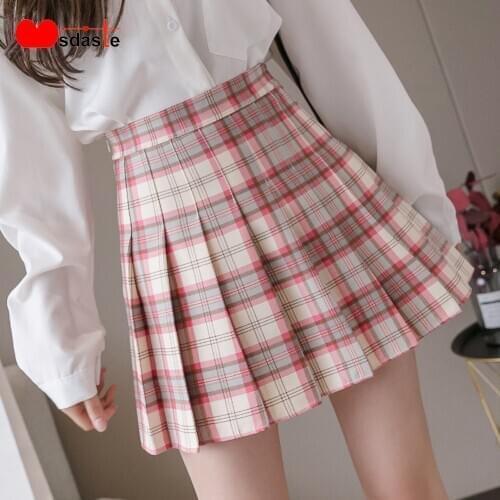 Spring and summer 2020 new real spot ins super fire Joker pleated skirt skirt anti-slip skirt safety pants