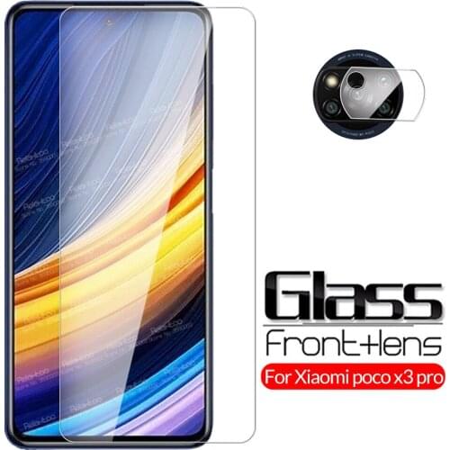 For Xiaomi Poco X3 Pro Glass Camera Protective Glass Xiomi Mi Pocox3 x3Pro Pocco Pocophone X 3 NFC Cover Screen Protector Film