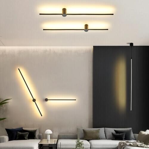 Dimming LED Wall Lights Nordic Loft Acrylic Background Indoor Lighting Home Decor Wall Lamp Aisle Luminaries Wall Candlle Lights