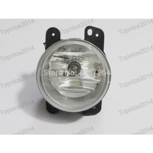 1Pcs Car Fog Lamp Front Bumper Fog Light W/Bulb For Jeep Compass 2007-2010