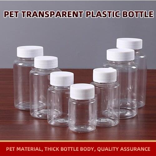 3/5pcs 50ml 80ml 300ml Empty Plastic Bottle Shampoo Cosmetic Lotion Container Refillable Empty Cosmetic Container For Travel