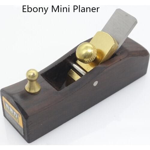 Ebony Mini Small Light Planer K01053-055-A Flat Bottom Planer DIY Woodworking Hand Planer Carpenter Tools Carpenter Tools
