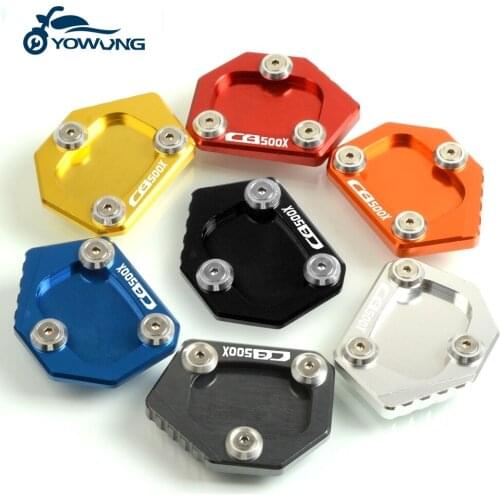 For Honda CB500X CB500 X 2013 2014 2015 Motorcycle Sidestand Kickstand Foot Plate Side Stand Extension Pad Enlarge Extension