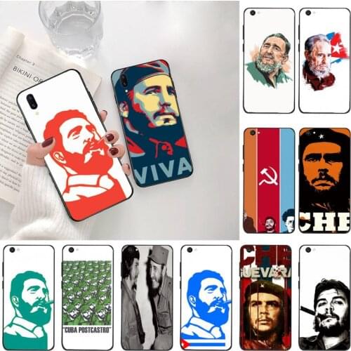 Cuba Havana 1966 Fidel Castro Custom Soft Phone Case For Vivo Y91c Y17 Y51 Y67 Y55 Y7s Y81S Y19 V17 vivos5