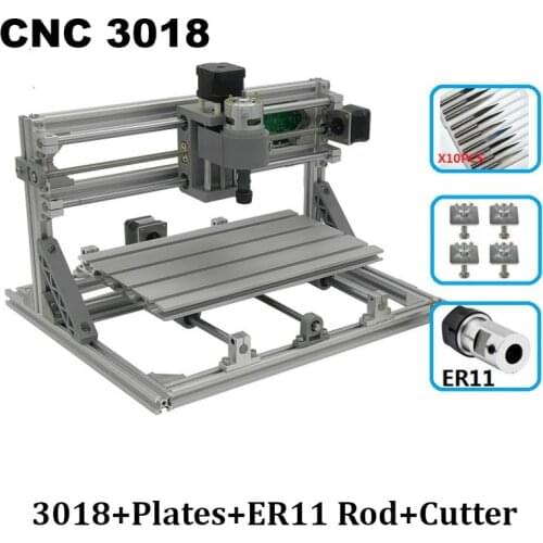 CNC Laser Engraver 3018 PRO Engraving Machine with ER11,3 Axis Pro GRBL Control Engraver,DIY Pcb PVC Milling Machine