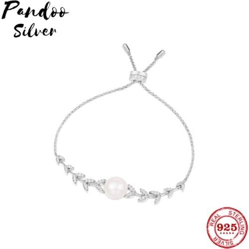 Fashion Charm Sterling Silver Copy 1:1 Copy,Adjustable Silver 'Eternelles' Bracelet Women 2021 Luxury Jewelry Gift