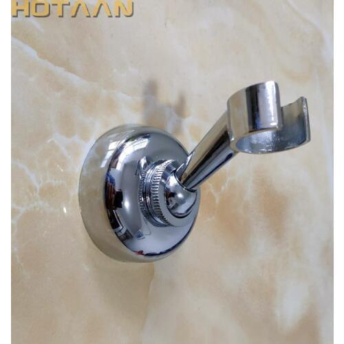 Solid Zinc Alloy Made Chrome Wall Mounted Hand Shower Holder Hook Pedestal Bracket In Wall Shower Accessories Bathroom Fitting