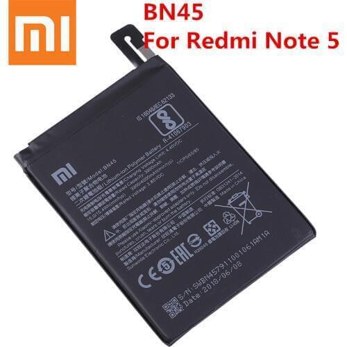 Xiao mi 100% Orginal BN45 4000mAh Battery For Xiaomi Redmi Note 5 Note5 BN45 Phone Replacement Batteries +Tools