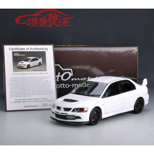 Otto Mobile 1:18 Lancer Evolution Mitsubishi EVO VIII E8 Limited edition collection of imitation resin car model ornaments