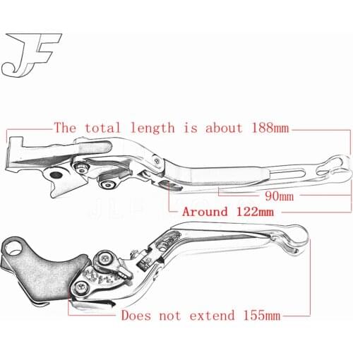Suitable for Spring Breeze NK250 250NK CNC Refit Telescopic Folding Motorcycle Accessories Handle Clutch Lever Brake Lever Lever