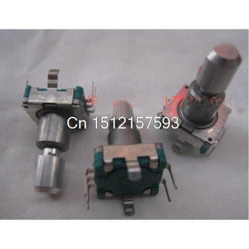 1pcs Encoder ALPS EC11 360 Rotary Encoder Switch 30 Position Pulse Switch 15mm D Shaft