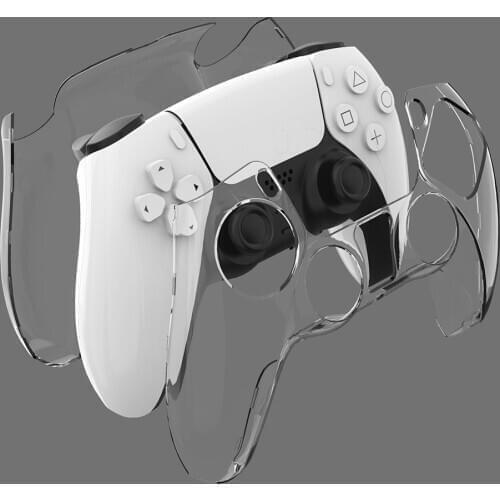 PS5 DualSense Skin Transparent Clear PC Cover Ultra Slim Protector Case for PlayStation 5 Controller Accessories