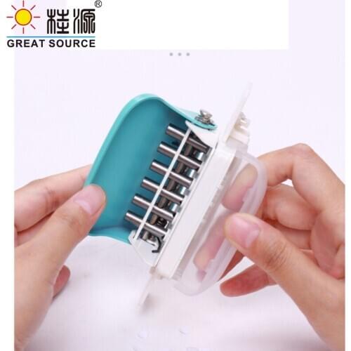 Manual Metal Puncher Multi-Holes Document Puncher 6mm Round Hole Distance( Multi-Holes)