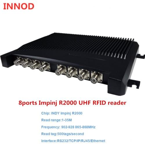 UHF rfid reader 840-960mhz 4 port with best impinj r2000 chip for personal school attendance