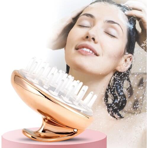 Silicone Head Body Scalp Massage Brush Care Tool Comb Shampoo Hair Washing Comb Shower Brush Bath Spa Slimming Massage Brush