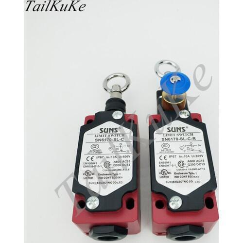 Three SUNX Pull Switch SN6170-SL-C-R Switch Safety Switch Emergency Stop Switch