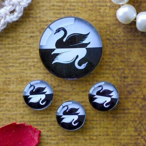 12mm 25mm 14mm 16mm 18mm 20mm Photo Glass Cabochons Round Cameo Set Handmade Settings Game 11