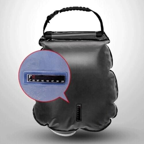 20L Large Capacity Water Bags For Outdoor Solar Hiking Camping Shower Bag Heating Camping Shower Hydration Bag