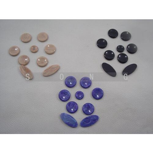 3 set=27pcs Saxophone key buttons inlays