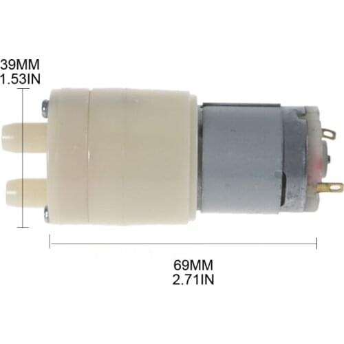 DC12V Mini Silent Diaphragm Pump Micro Self-priming Water Pump Aquarium Water Pumping Tool Less Heat Generation