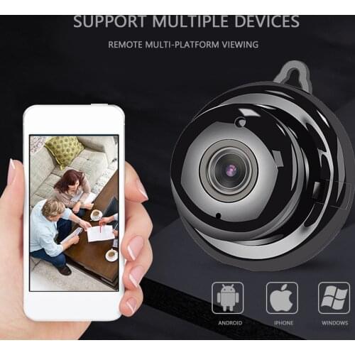 Infrared Night Vision WiFi Mini Camera Voice Video Recorder Wireless 2-Way Audio Motion Tracker Real-time Security Monitoring