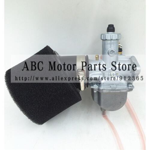 26mm Carburetor VM22 Carb + black 38mm Air Filter For Lifan YX Zongshen 110cc 125cc Engine Chinese Pit Dirt Bike ATV