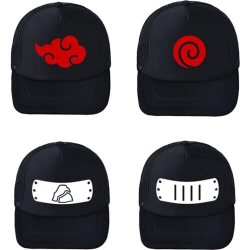 Naruto Anime Peripheral Hats Men Boys Students Fashion Casual Trend Bonnets Visor Baseball Cap Cosplay Decoration Kids Toy Gifts